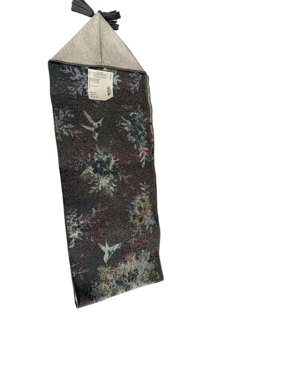 Whisper Wings Tapestry Table Runner - Hummingbirds and Flowers